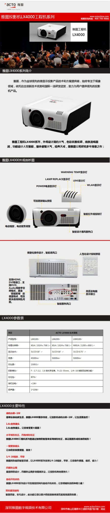 ňDLX4000ϵйͶӰC(j)